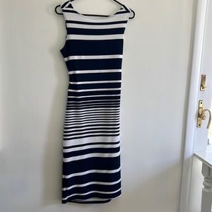Striped bodycon dress